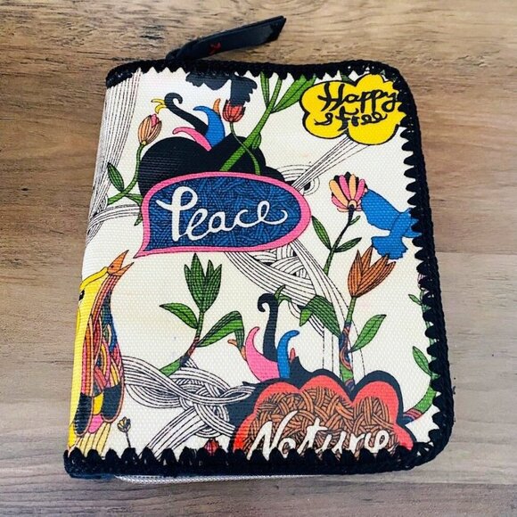 Sakroots Nature and Peace Zippered Organizer Bag Portfolio - Picture 1 of 6